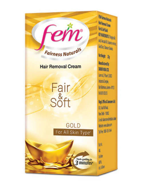 Fem Fairness Naturals Hair Removal Cream - 25 gm