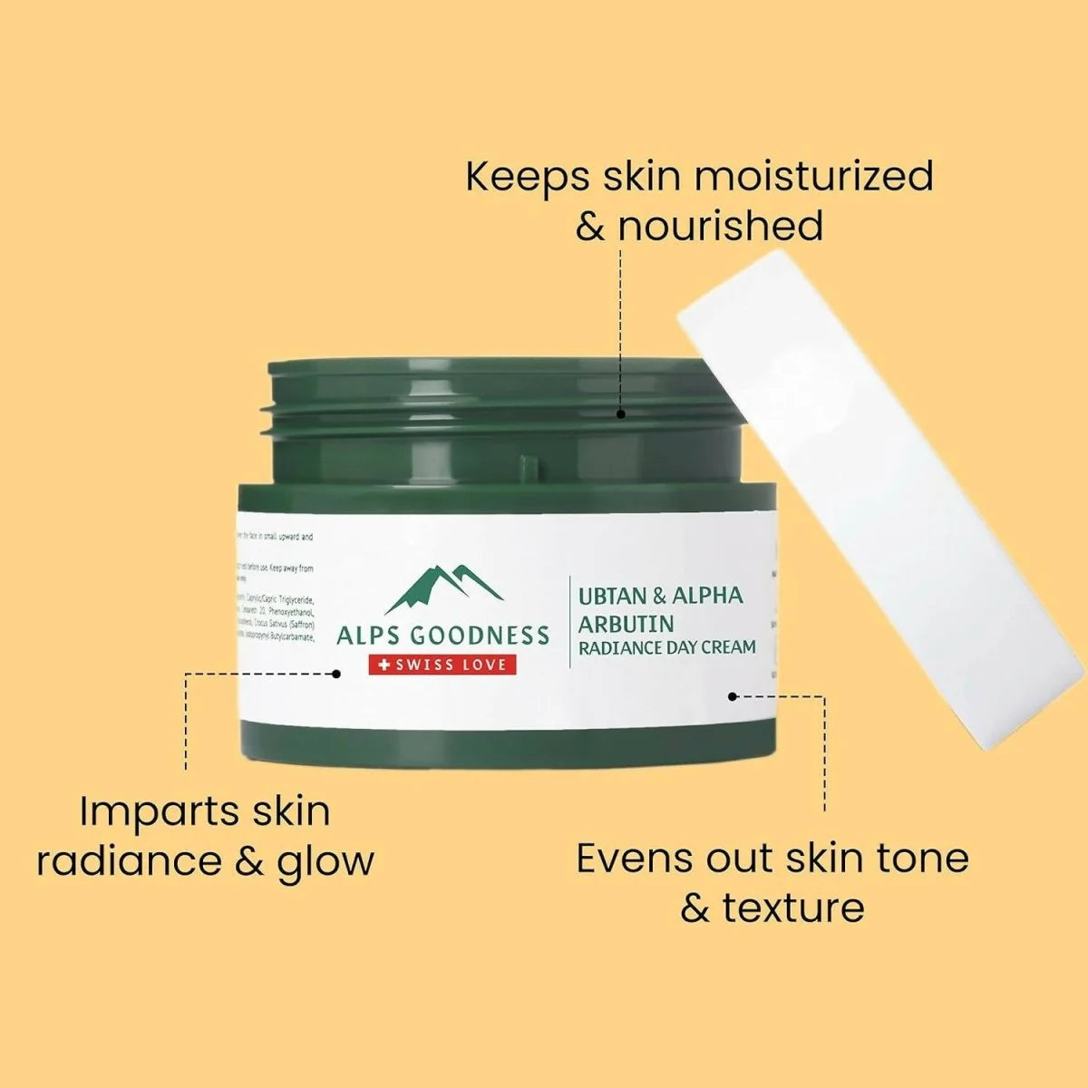 Alps Goodness Ubtan & Alpha Arbutin Radiance Day Cream