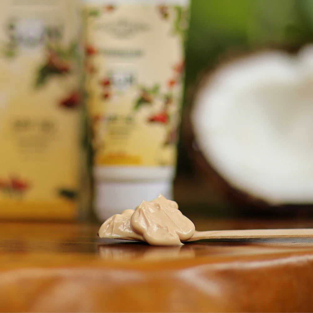 Haappyherbs Aishwaryam Spf50 Powerful,Weightless & Moisturizing Sunscreen , Pa++,Uva& Uvb Protection - 50 gm