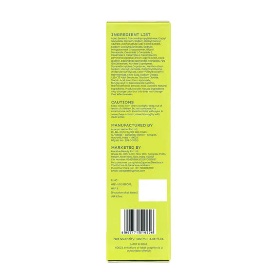 Hyphen By Kriti Sanon Moistuzing Creamy Cleanser, Hydration & Gentle Cleansing For Dry Skin - 100 ml