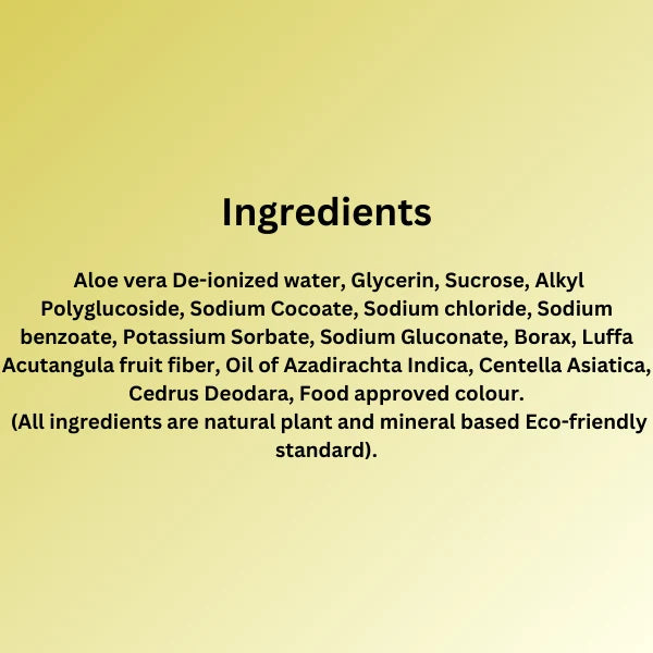 Aloe Vera Handcrafted Foot Scrub with Luffa Fibre-100g