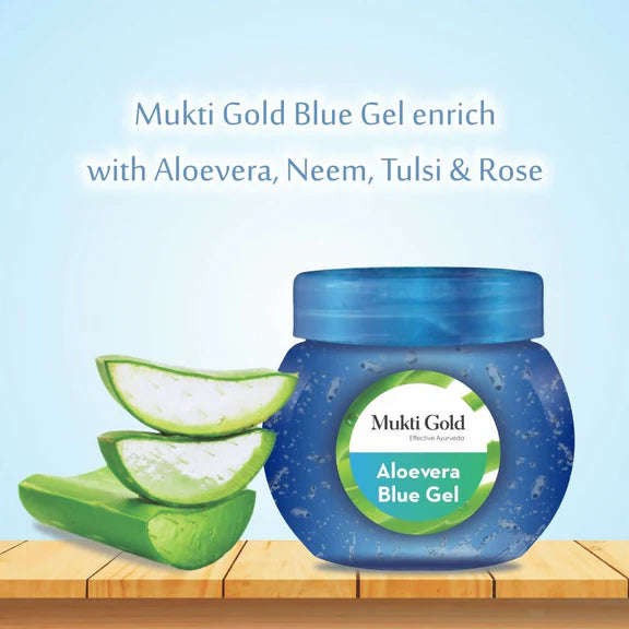 Axiom Mukti Gold Aloevera Blue Gel - 125 gm