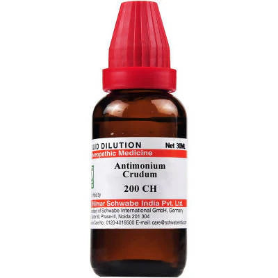 Dr. Willmar Schwabe India Antimonium Crudum Dilution -6 CH - 30 ml