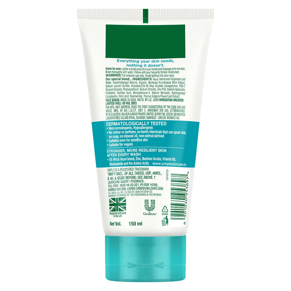 Clear Pore Facial Scrub 150ml