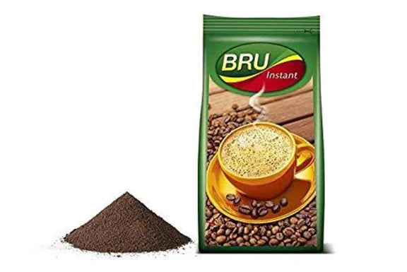 BRU Instant Coffee - Aromatic Coffee Made From Organic Coffee Beans, Rich & Premium Instant Coffee