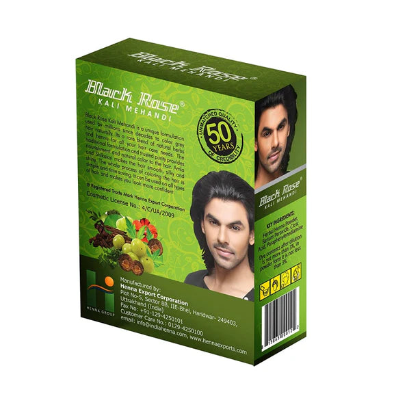 Black Rose Kali Mehandi - 1 Box (10 gm*5)
