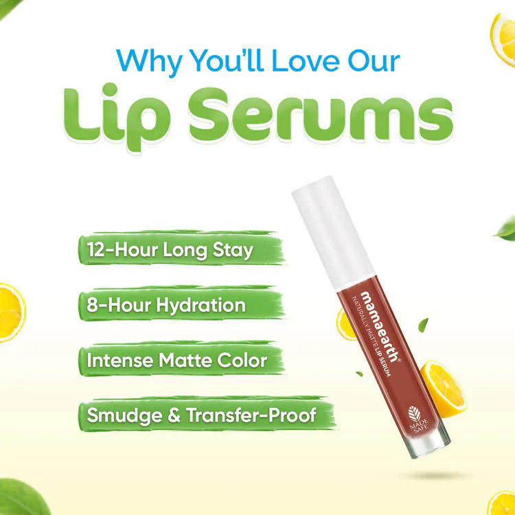 Mamaearth Naturally Matte Lip Serum / Caramel NudeMamaearth Naturally Matte Lip Serum / Caramel Nude