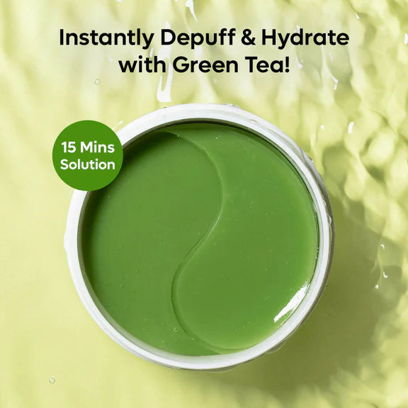 mCaffeine Green Tea Hydrogel Under Eye Patches for Fine Lines - 60 patches