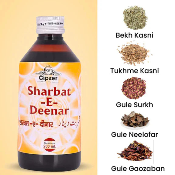 Cipzer Sharbat-E-Deenar - 200 ml - Pack of 1