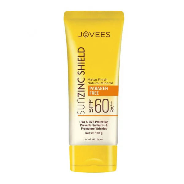 Jovees Sun Zinc Shield SPF 60 PA+++ - 100 gm