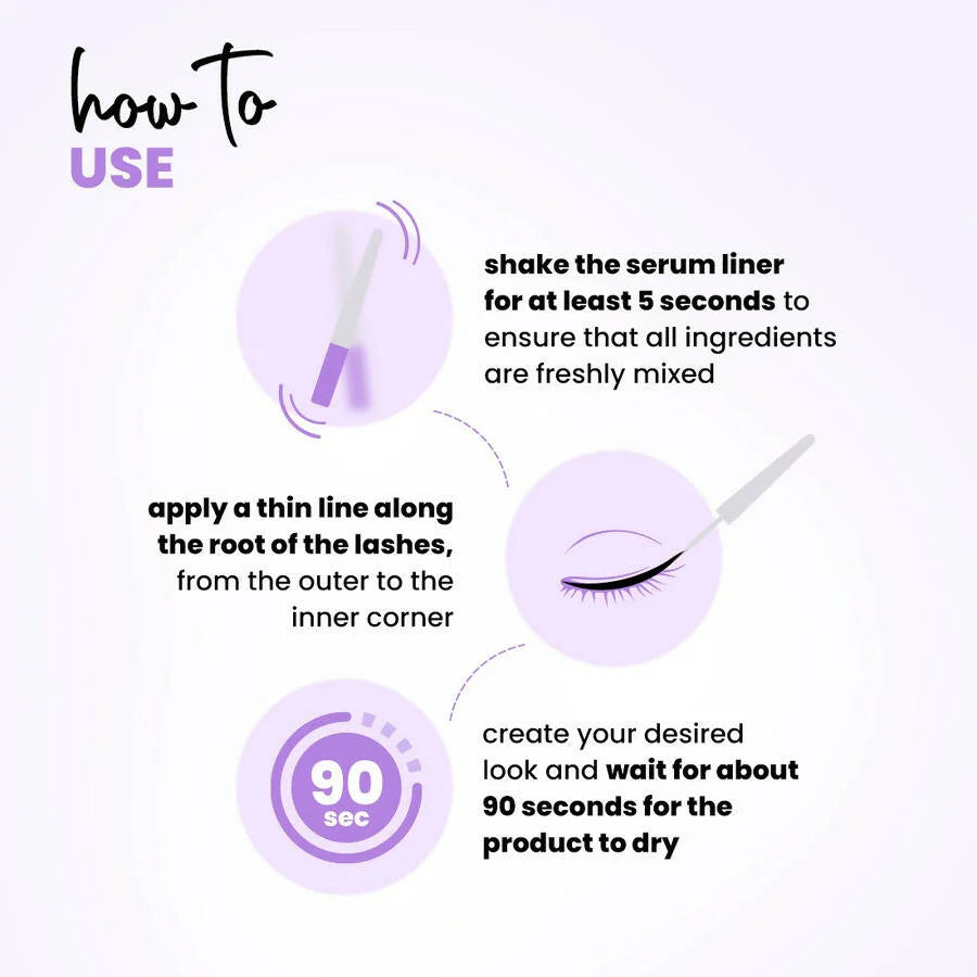 Plum Lash Serum Eyeliner - 02 Blue-ming - 1.7 ml