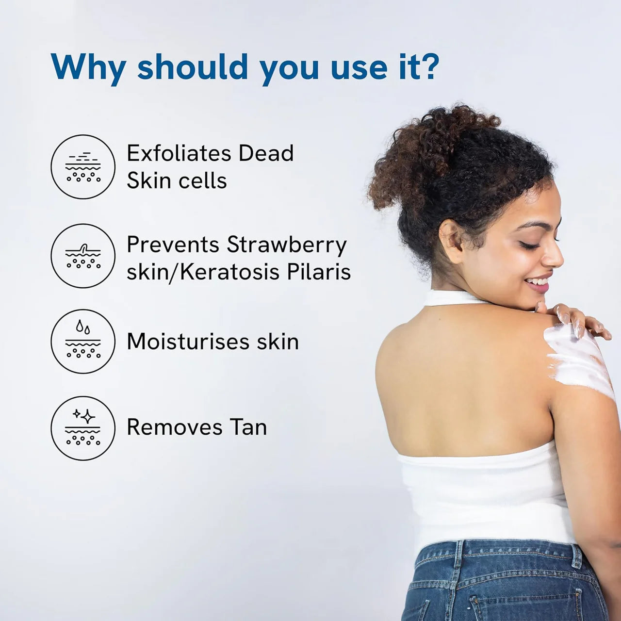 BeBodywise 10% Lactic AHA Exfoliating Body Scrub