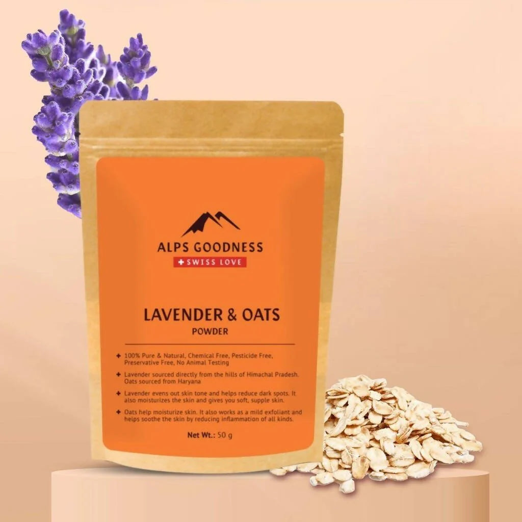 Alps Goodness Lavender & Oats Powder