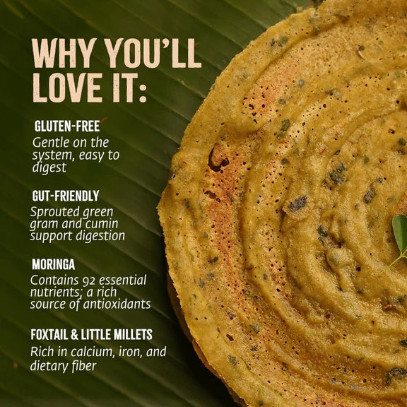 Isha Life Millet and Moringa Dosa Mix - 200 gm