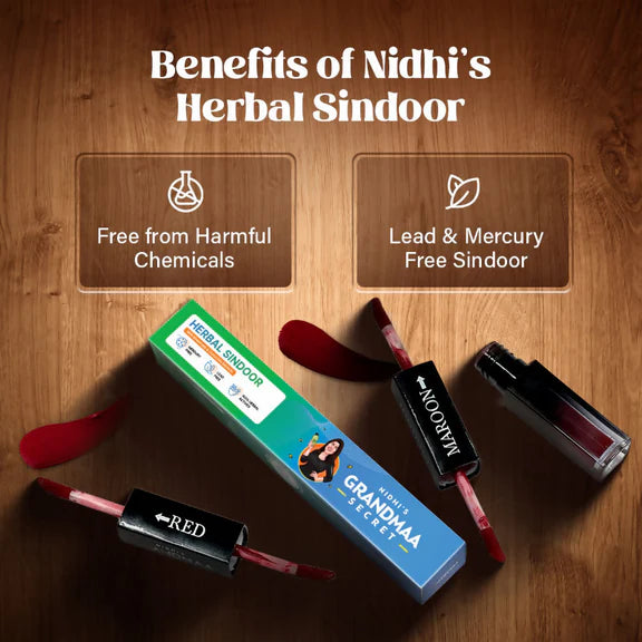 Nidhi's Grandmaa Secret Herbal Sindoor - 5 ml