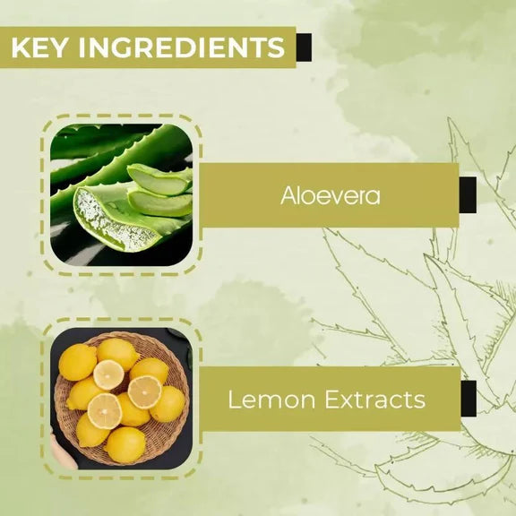 Ae Naturals Pure Aloevera Gel With Lemon Extracts - 200 ml