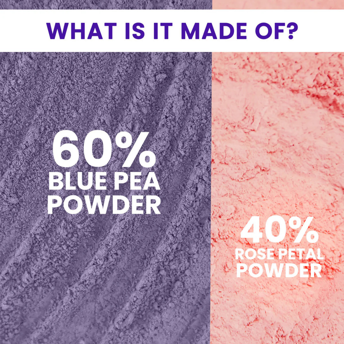 Alps Goodness 100% Natural Blue Pea & Rose Petal Beauty Mask For Skin