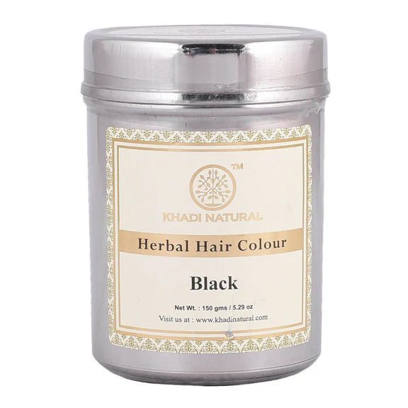 Khadi Natural Black Herbal Hair Colour - 150 gm