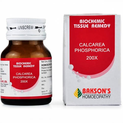 Bakson's Homeopathy Calcarea Phosphorica Biochemic Tablets-3X