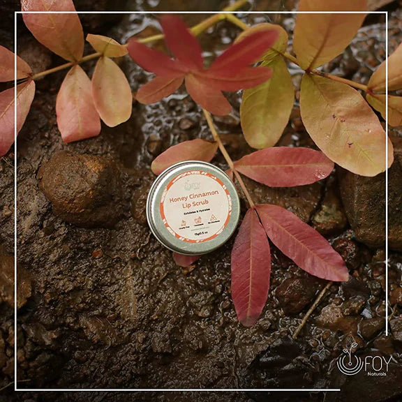 FOY Naturals Cinnamon Lip Scrub - 15 gm