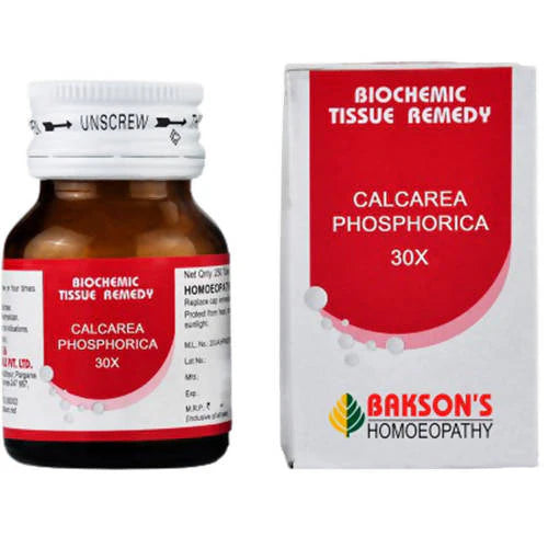 Bakson's Homeopathy Calcarea Phosphorica Biochemic Tablets-3X