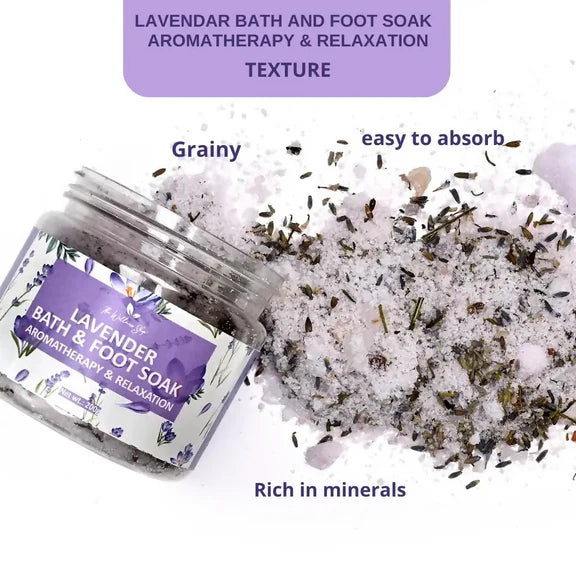 The Wellness Shop Lavender Bath & Foot Soak - 200 gm