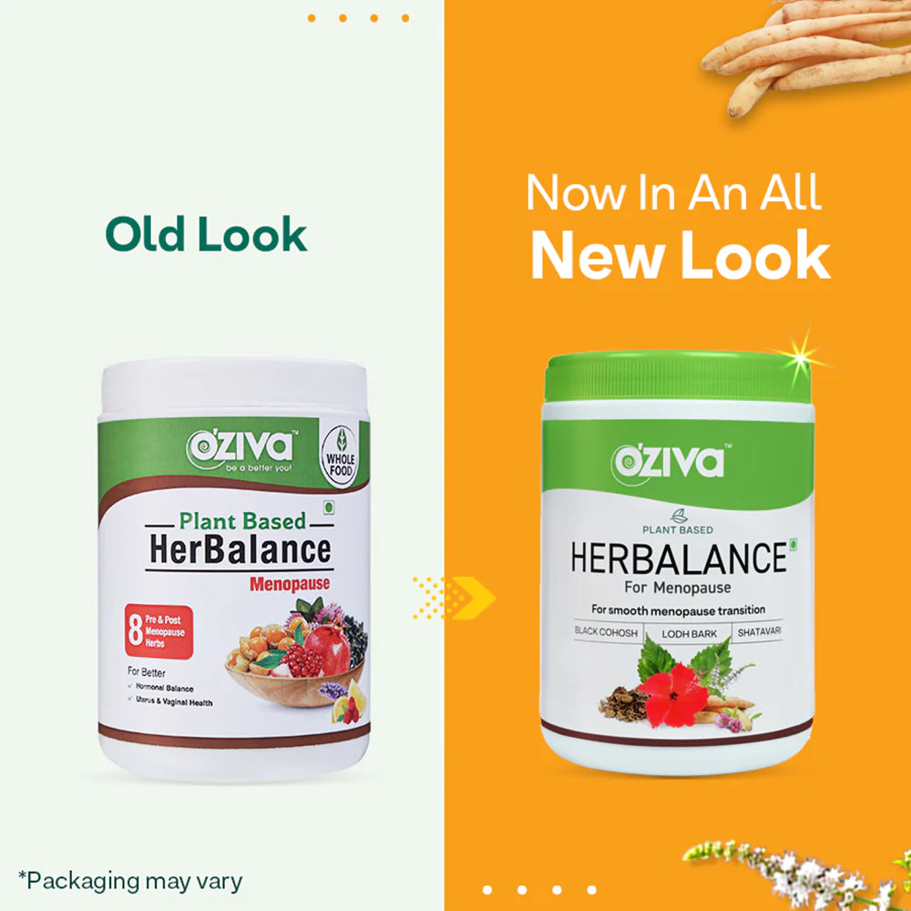 OZiva Plant Based HerBalance for Menopause -250 gm