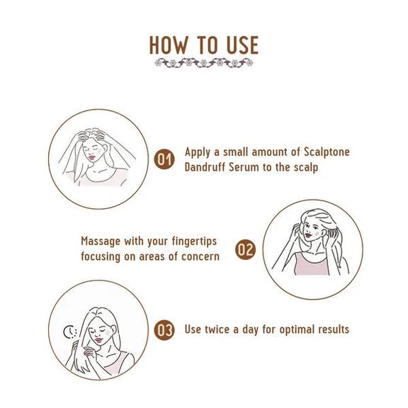 Avimee Herbal Scalptone Dandruff Serum With Nilscurf & Hyaluronic Acid - 25 ml