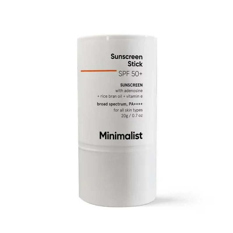 Minimalist SPF 50 Sunscreen Stick PA++++ With Adenosine, Rice Bran Oil & Vitamin E