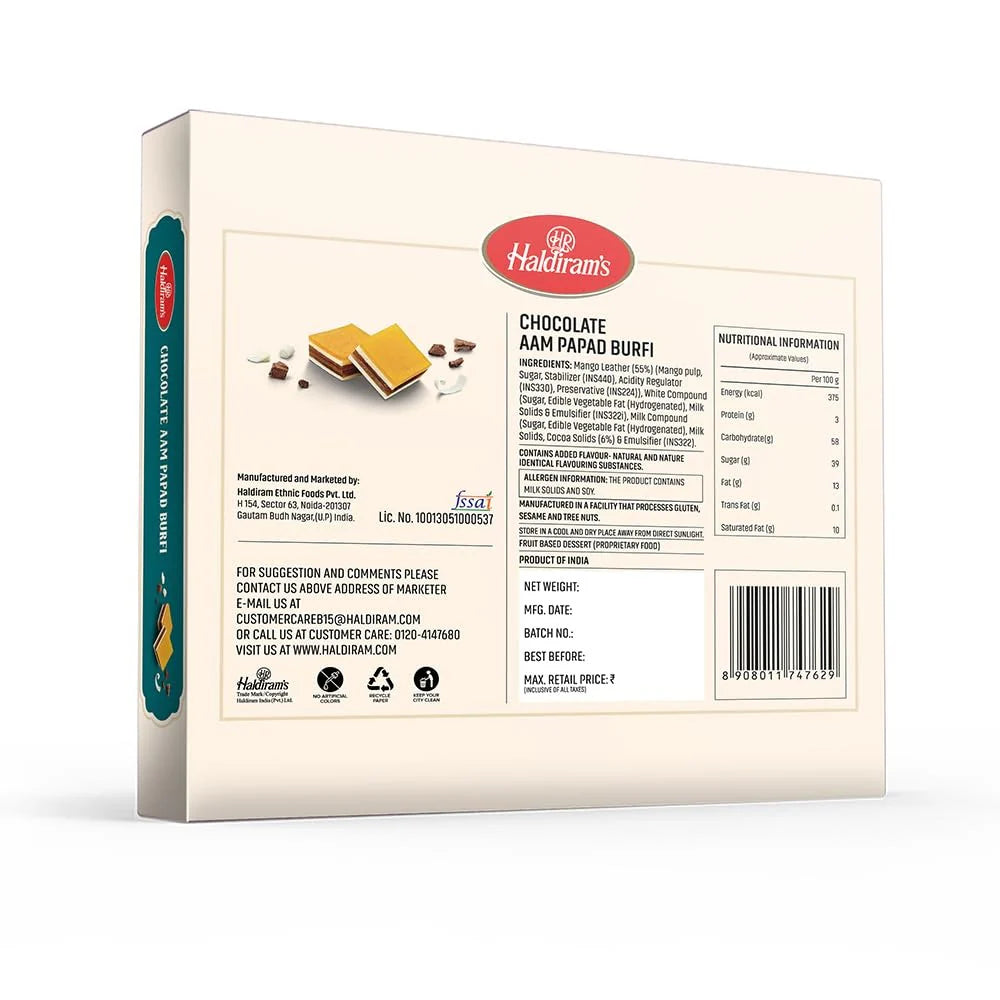 Haldiram's Chocolate Aam Papad Burfi