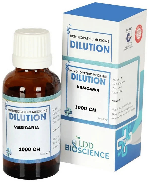 LDD Bioscience Homeopathy vesicaria Dilution - 30 ml - 6 CH