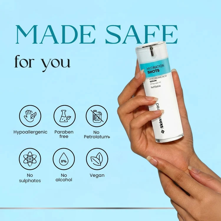 Hydration Shots - 2% Hyaluronic Acid Serum for Face
