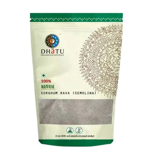 Dhatu Organics & Naturals Sorghum Rava (Semolina) -500 gm