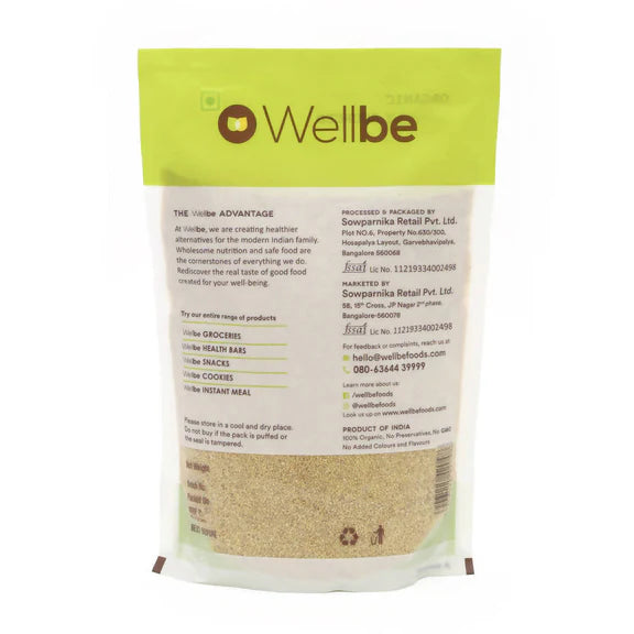 Wellbe Foxtail Millets - 1 kg