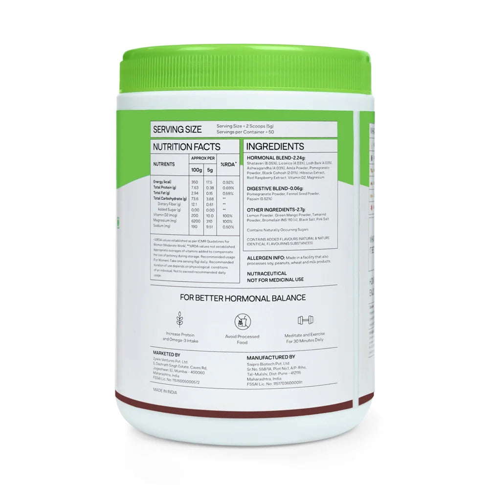 OZiva Plant Based HerBalance for Menopause -250 gm