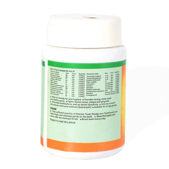 Sitaram Ayurveda Sitaram Tooth Powder - 50 gm