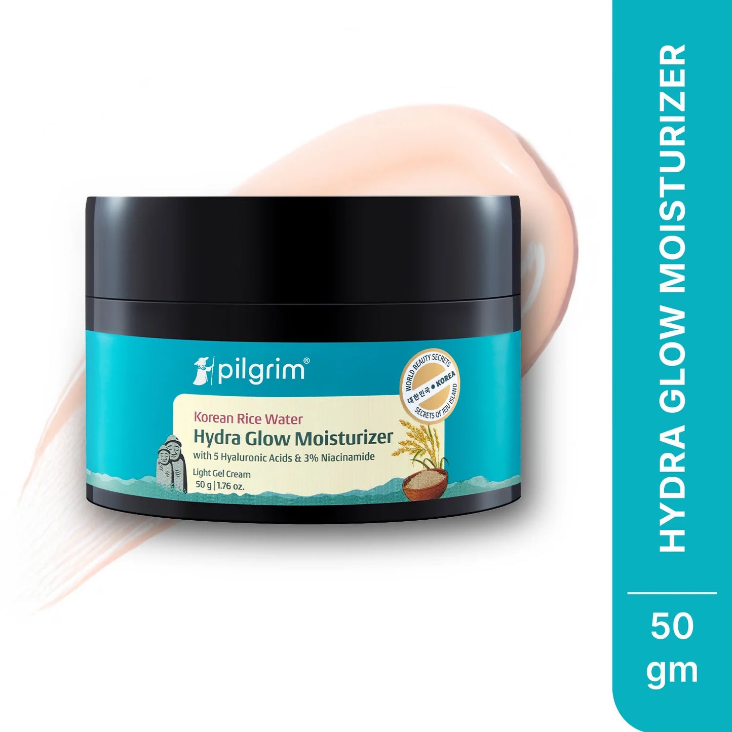 Pilgrim Korean Rice Water Hydra Glow Light Gel Moisturizer - 50 gm
