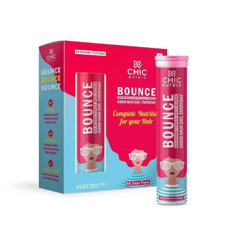 Chicnutrix Bounce Tablets for Thick Hair & Hair Fall Control