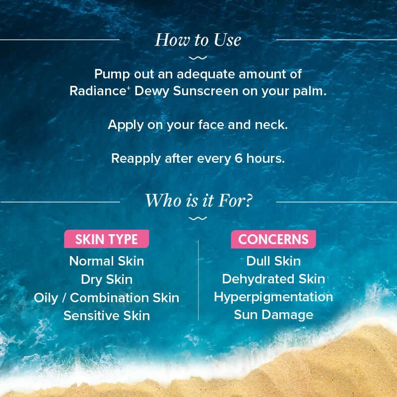 Aqualogica Radiance Sunscreen + Illuminate Oil Free Moisturiser Combo - combo