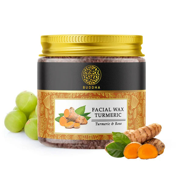 Buddha Natural Facial Wax Powder with Turmeric - 50 gm