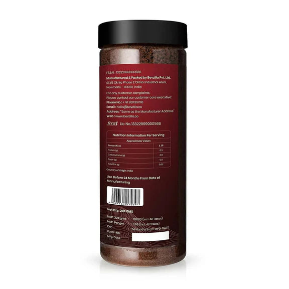 Bevzilla 100% Arabica Instant Classic Strong Coffee Powder - 200 gm