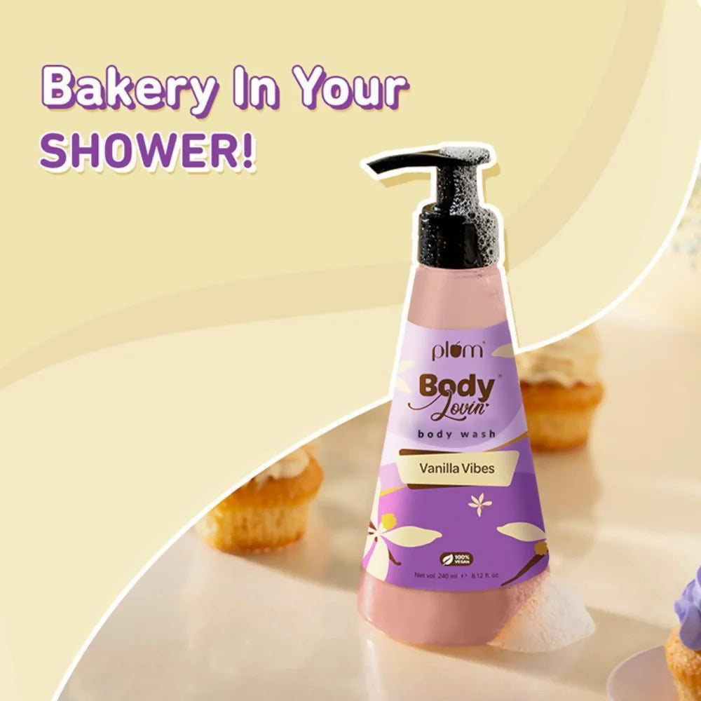 Plum BodyLovin' Vanilla Vibes Body Wash - 240 ml