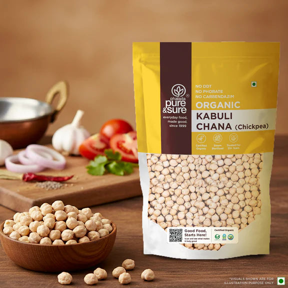 Pure & Sure Organic Kabuli Chana - 500 gm