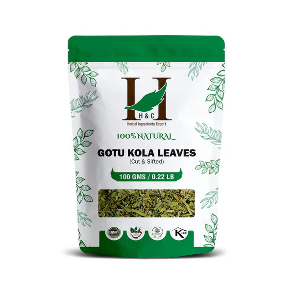H&C Herbal Gotu Kola Cut & Shifted Herbal Tea Ingredient - 100 gm