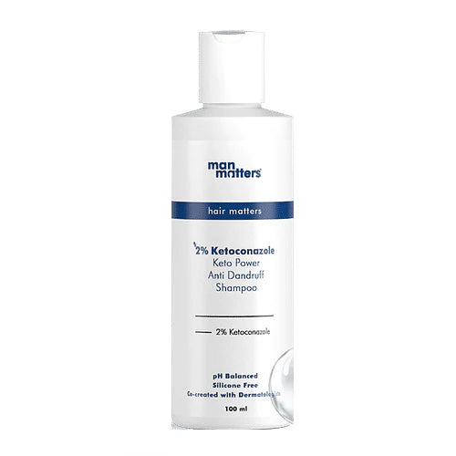 Man Matters 2% Ketoconazole Anti Dandruff Shampoo, Cruelty Free, Vegan, No Side Effects
