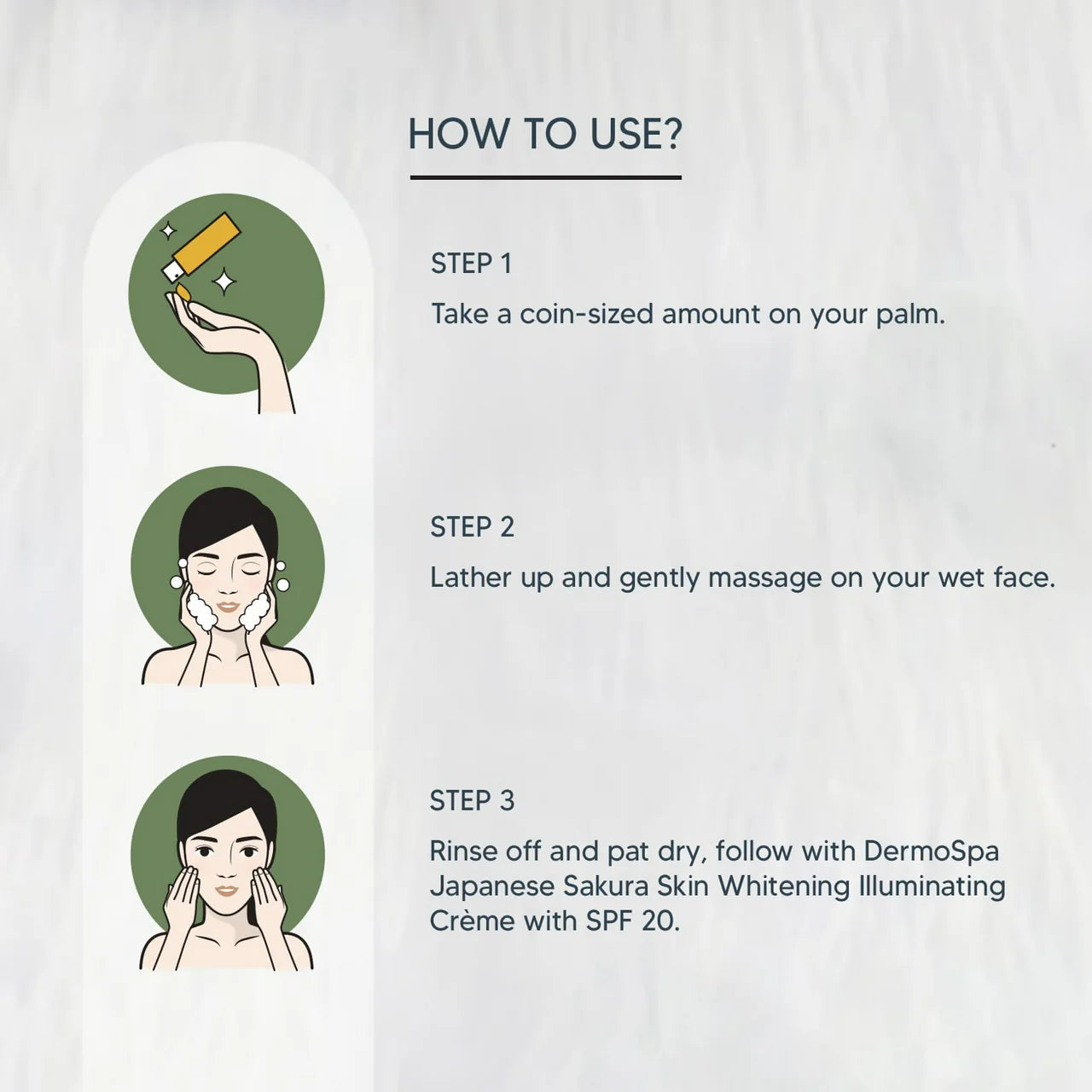 Lotus Professional DermoSpa Japanese Sakura Skin Whitening Face Wash