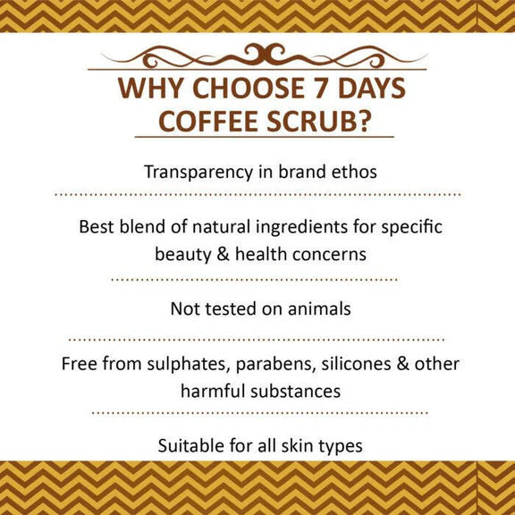 7 Days Coffee Body Scrub - 100 gm