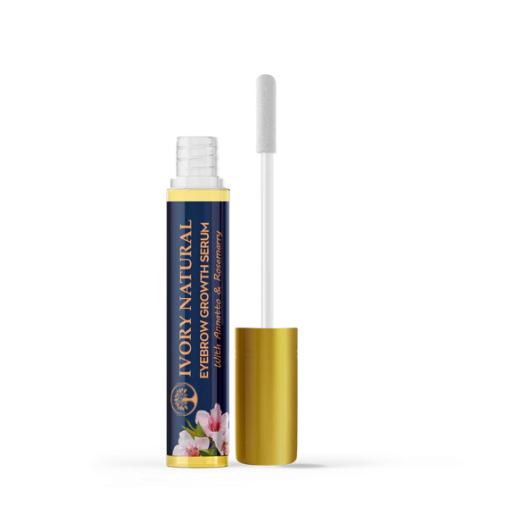 Ivory Natural Eyebrow Growth Serum - Lush Eyebrows For Both Men & Women - 10 ml