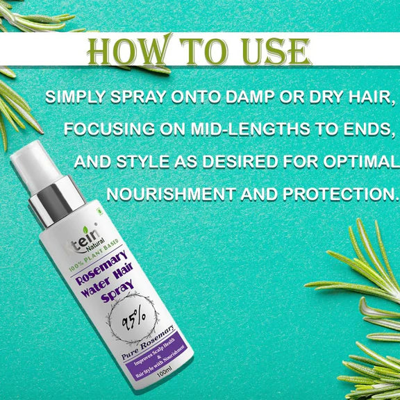 Ktein 100% Plant Based Rosemary Hair Spray - 100 ml