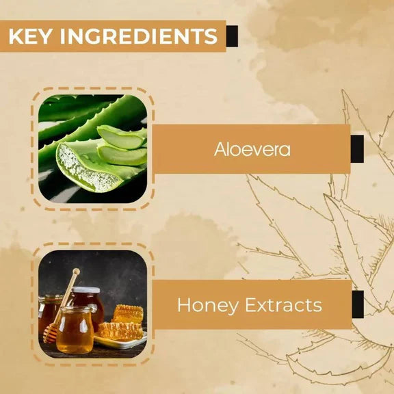 Ae Naturals Pure Aloevera Gel With Honey Extracts - 200 ml